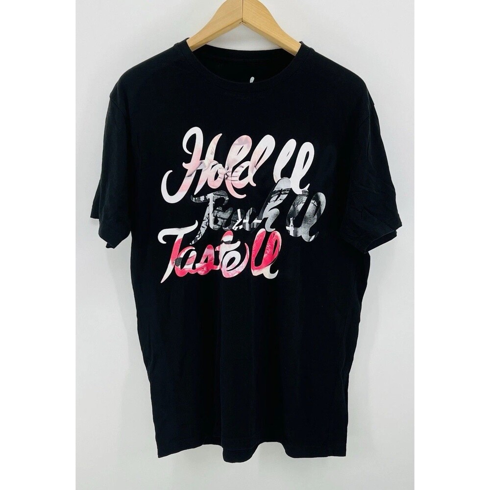 Fresh Goods Shirt Hold U Mens Large L Black Graphic T Shirt Streetwear 21x30